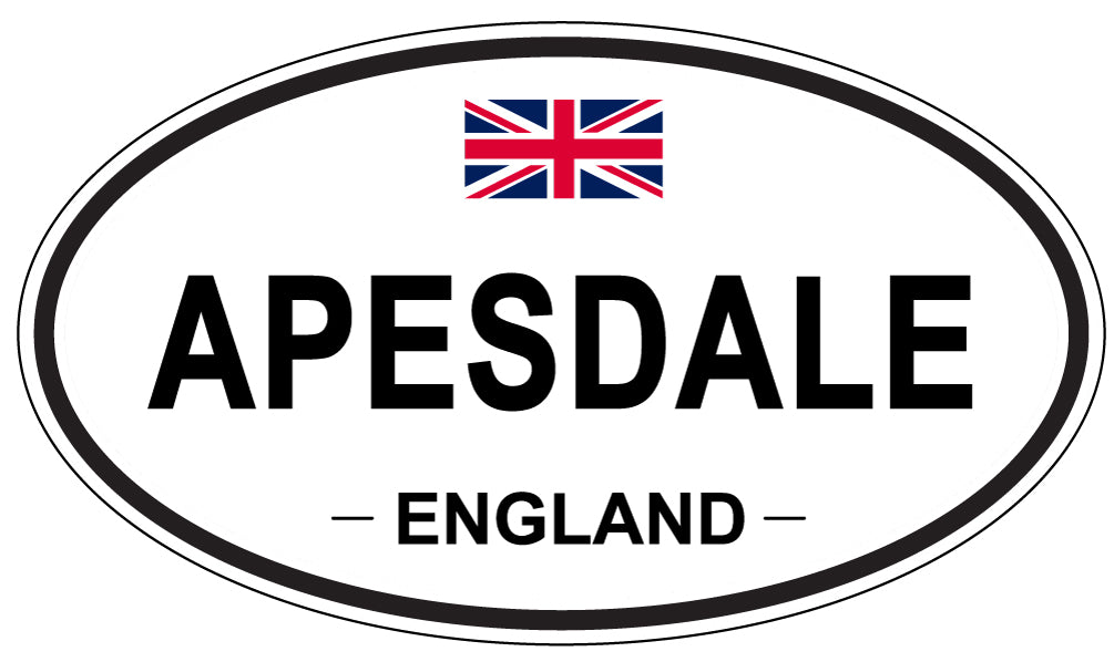 APESDALE - Oval Sticker