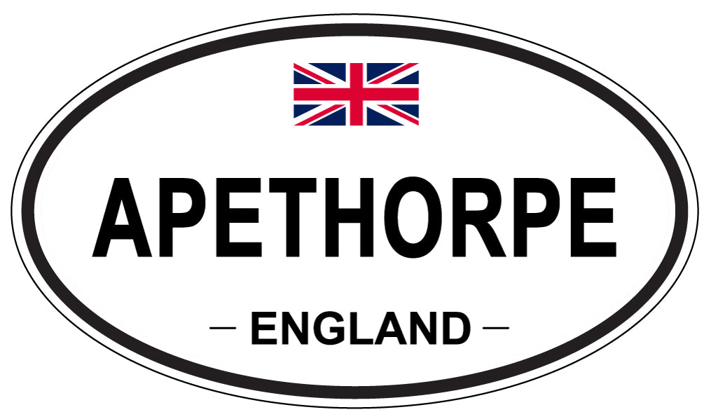 APETHORPE - Oval Sticker
