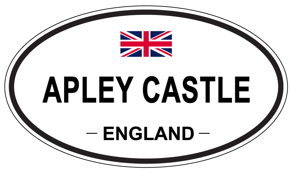 APLEY CASTLE - Oval Sticker