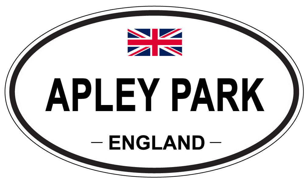 APLEY PARK - Oval Sticker