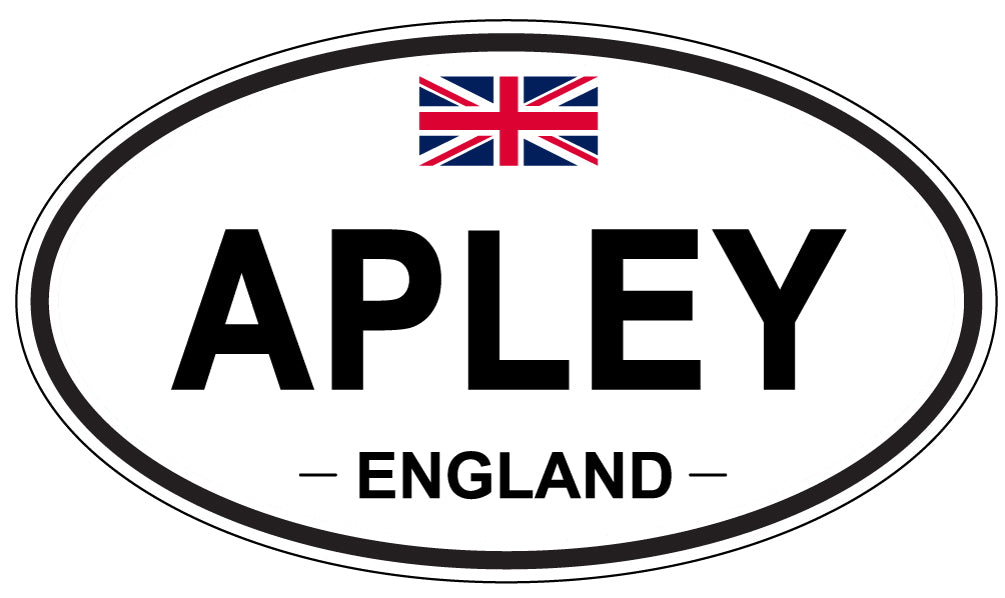 APLEY, England - Oval Magnet