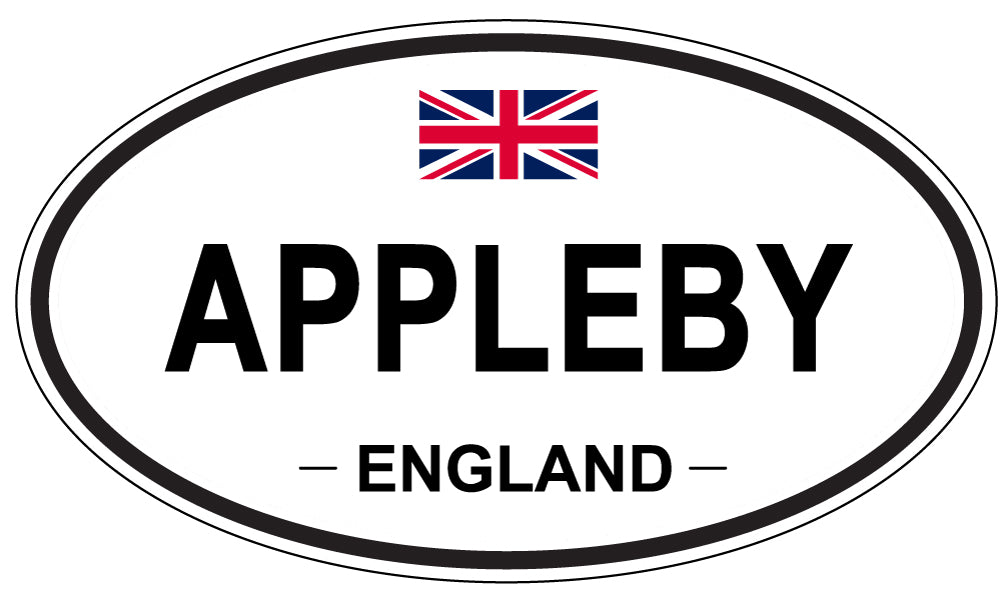 APPLEBY, England - Oval Magnet