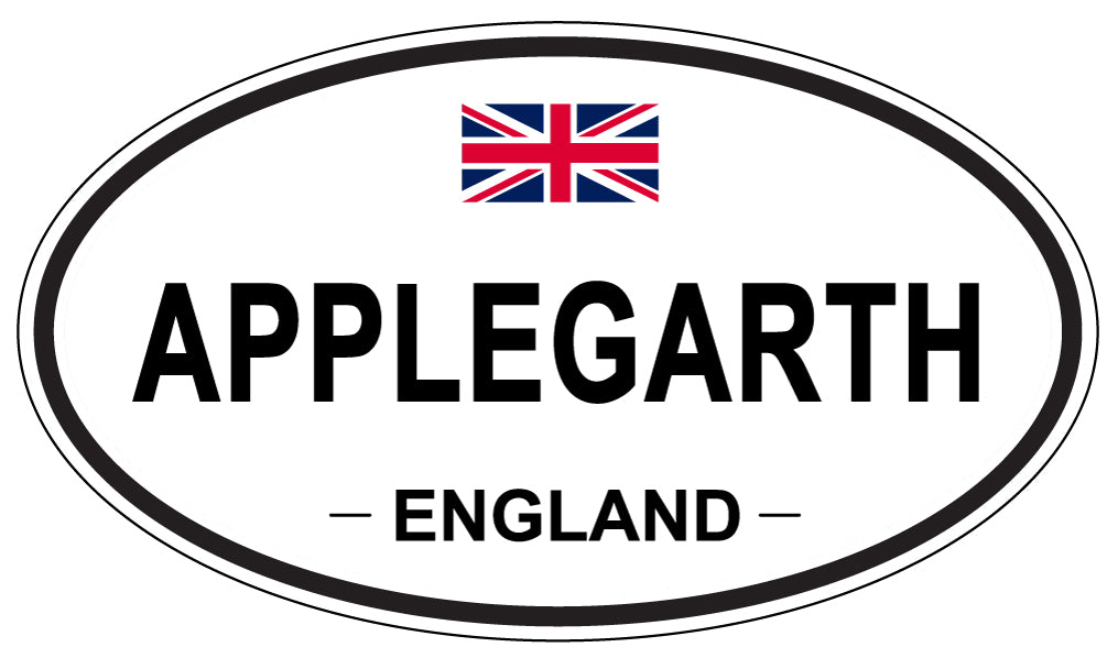 APPLEGARTH, England - Oval Magnet