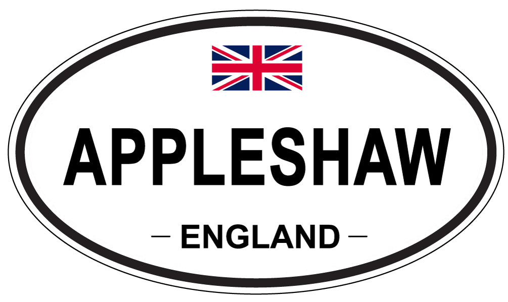 APPLESHAW - Oval Sticker