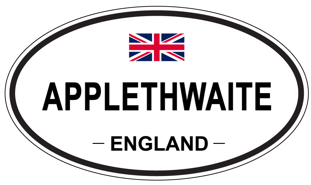 APPLETHWAITE - Oval Sticker