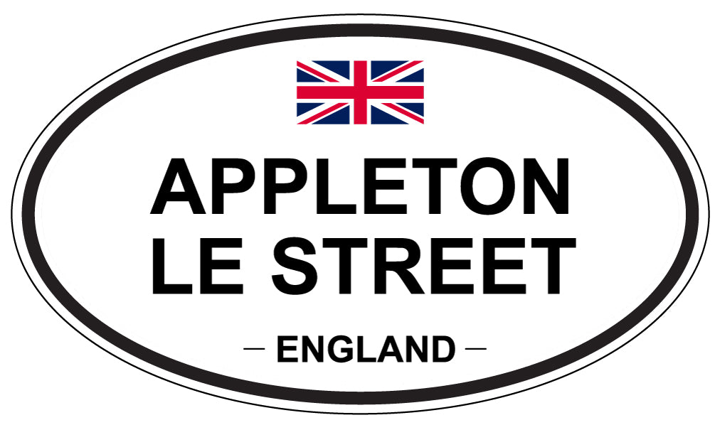 APPLETON LE STREET - Oval Sticker