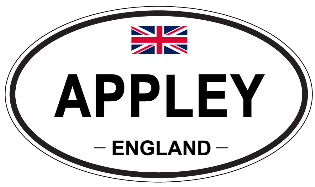 APPLEY - Oval Sticker