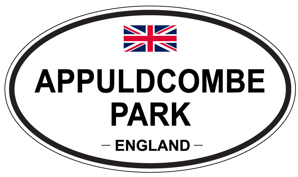 APPULDURCOMBE PARK - Oval Sticker