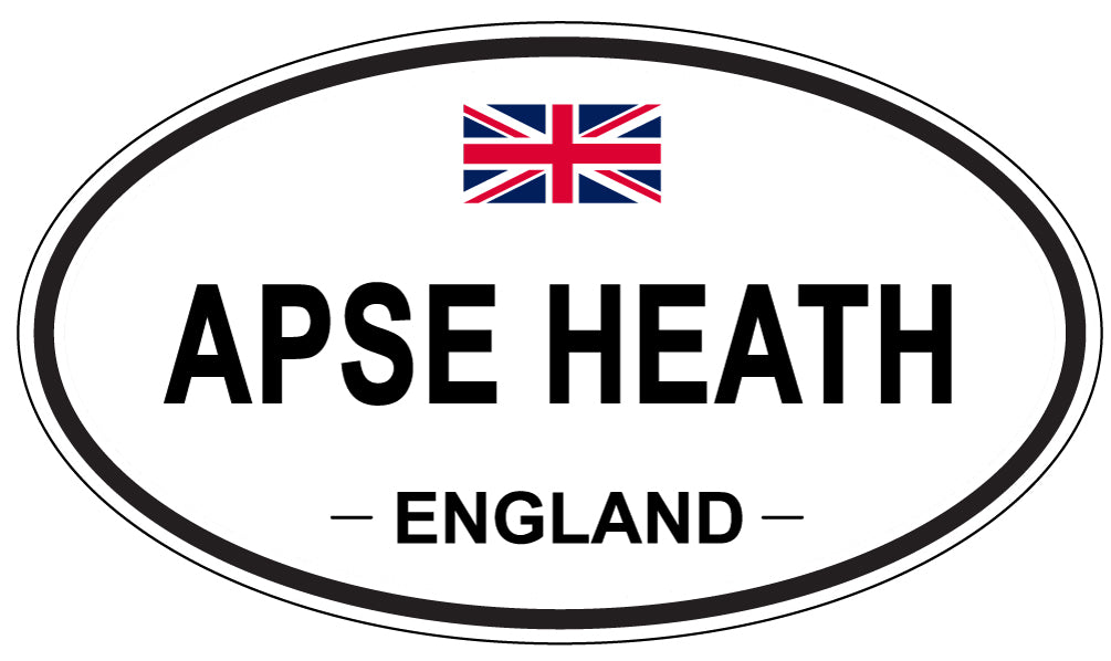 APSE HEATH - Oval Sticker