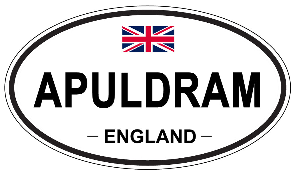 APULDRAM - Oval Sticker
