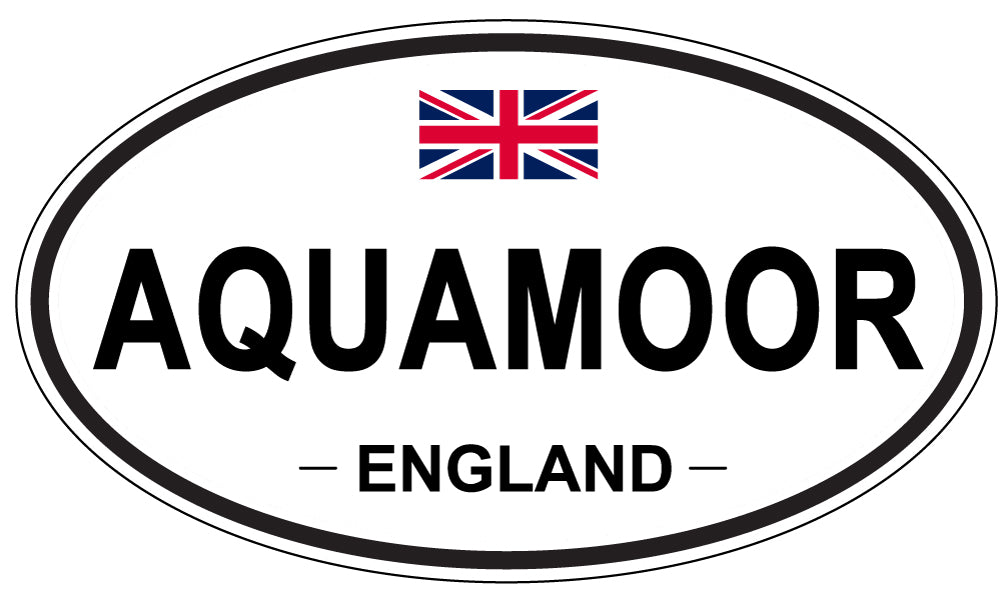 AQUAMOOR - Oval Sticker