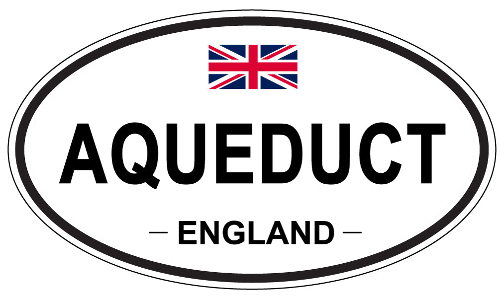 AQUEDUCT - Oval Sticker