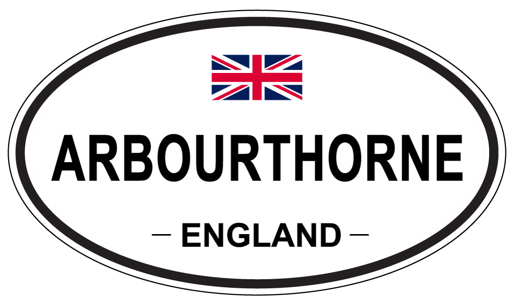 ARBOURTHORNE - Oval Sticker