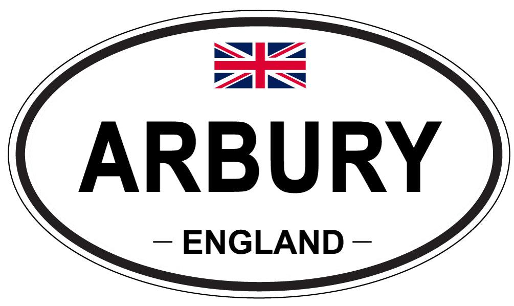ARBURY - Oval Sticker