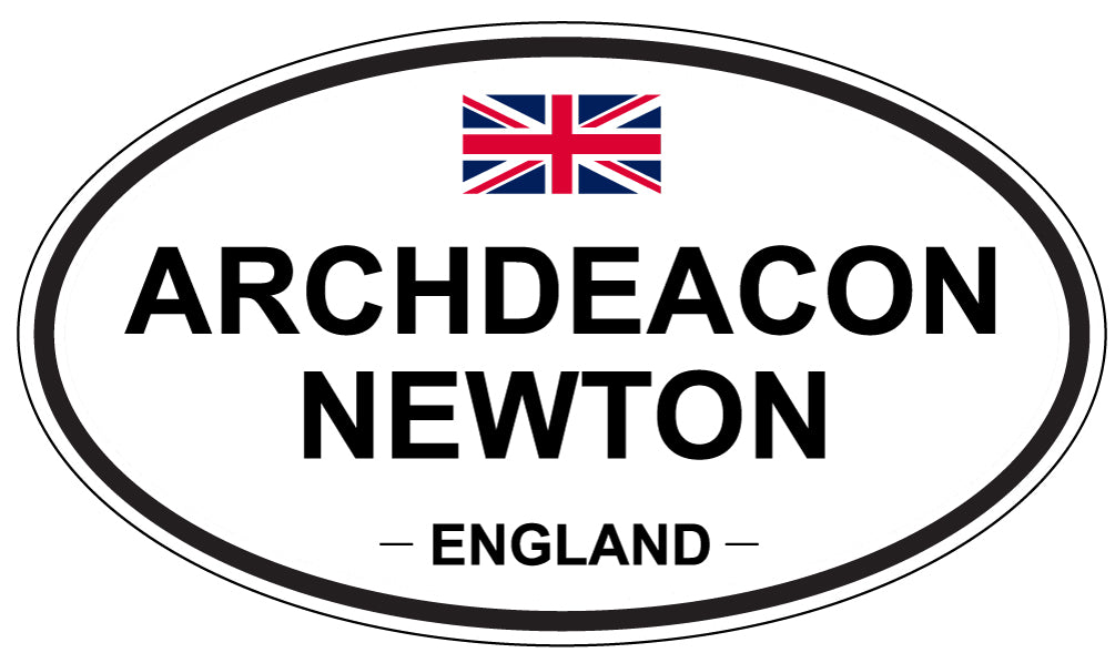 ARCHDEACON NEWTON - Oval Sticker