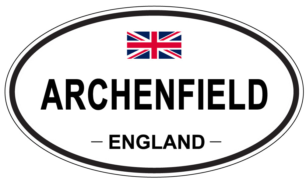 ARCHENFIELD - Oval Sticker