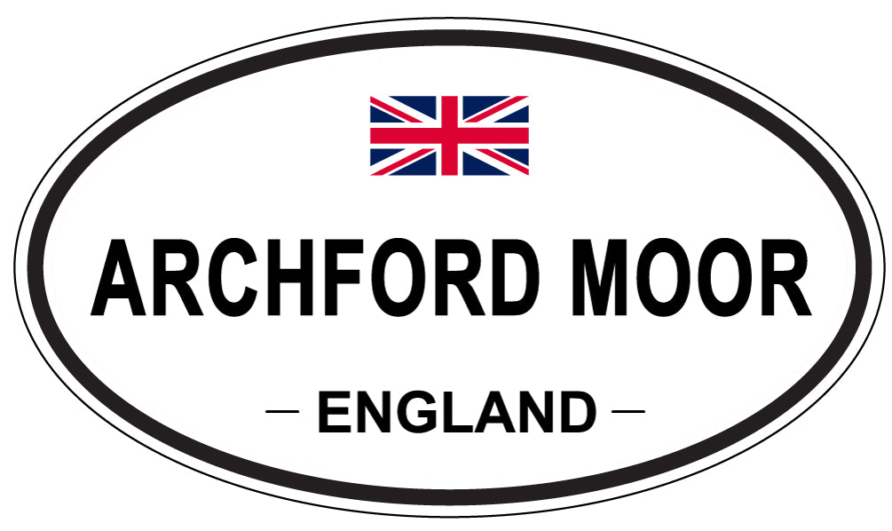 ARCHFORD MOOR - Oval Sticker
