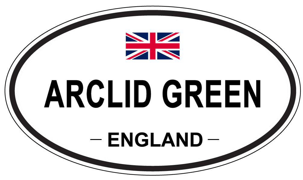 ARCLID GREEN - Oval Sticker