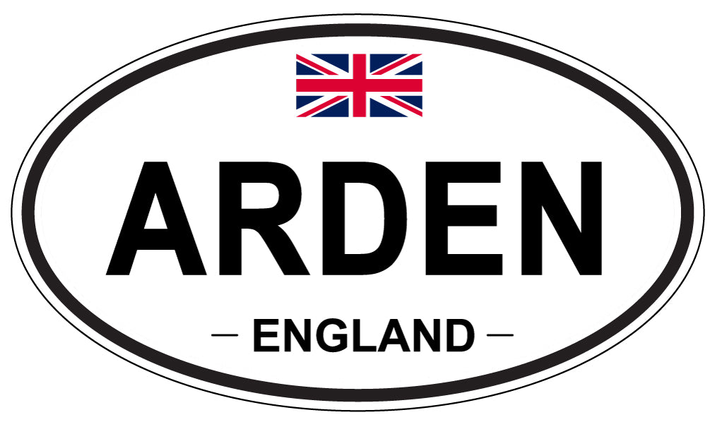 ARDEN, England - Oval Magnet
