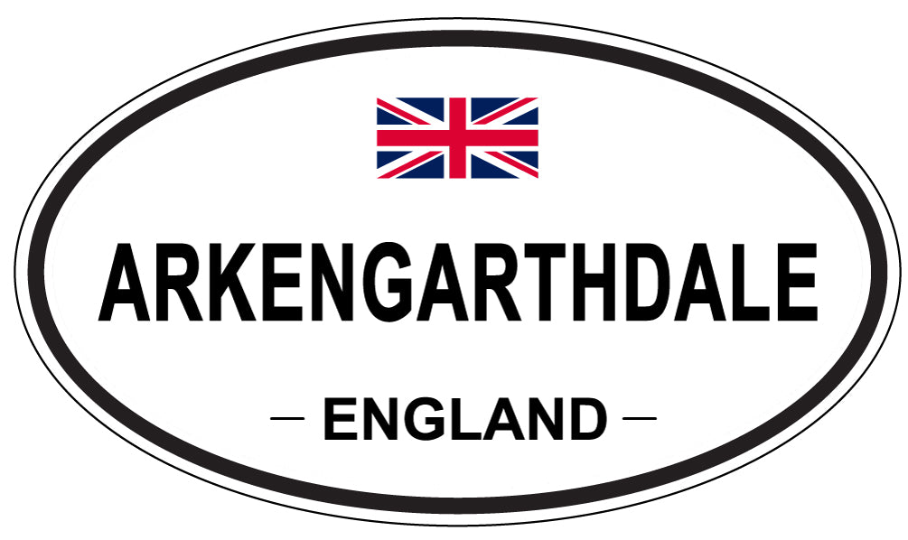 ARKENGARTHDALE - Oval Sticker
