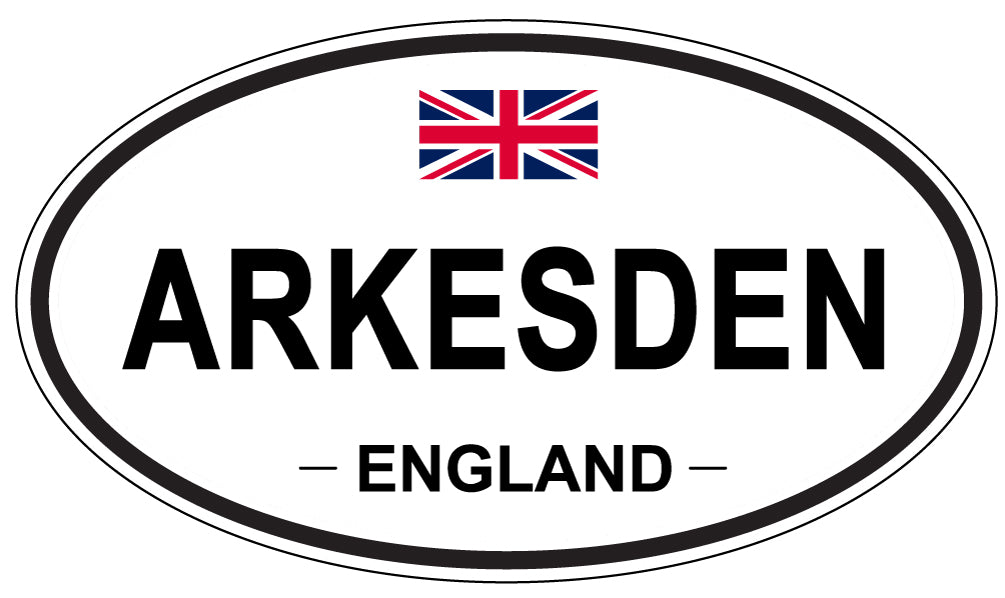 ARKESDEN - Oval Sticker