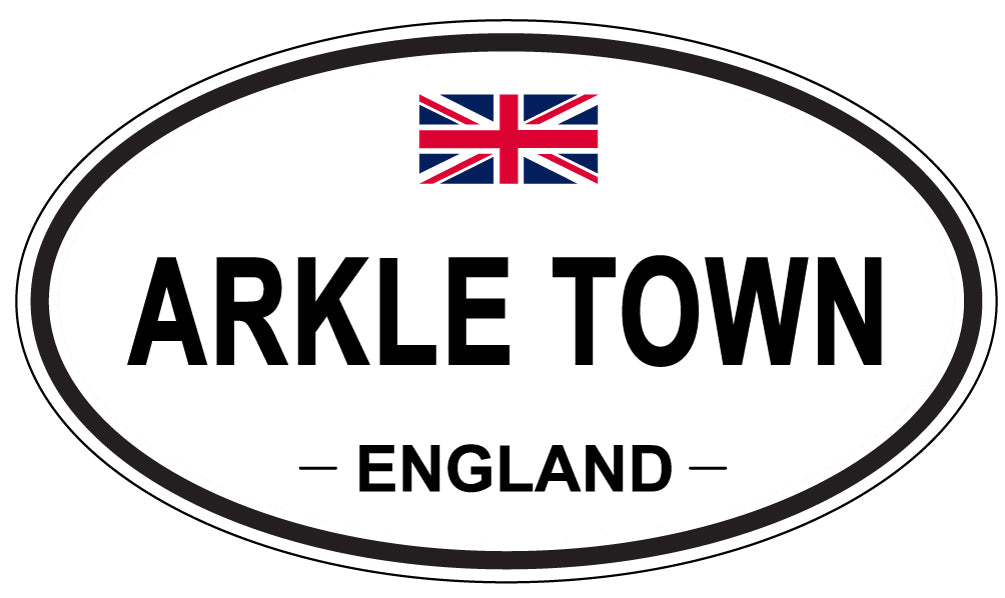 ARKLE TOWN - Oval Sticker
