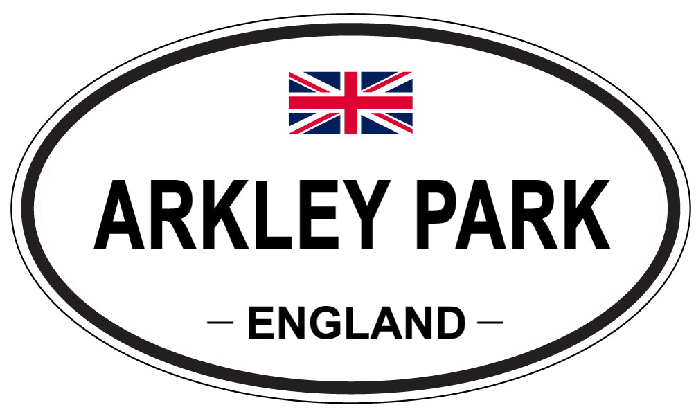 ARKLEY PARK - Oval Sticker