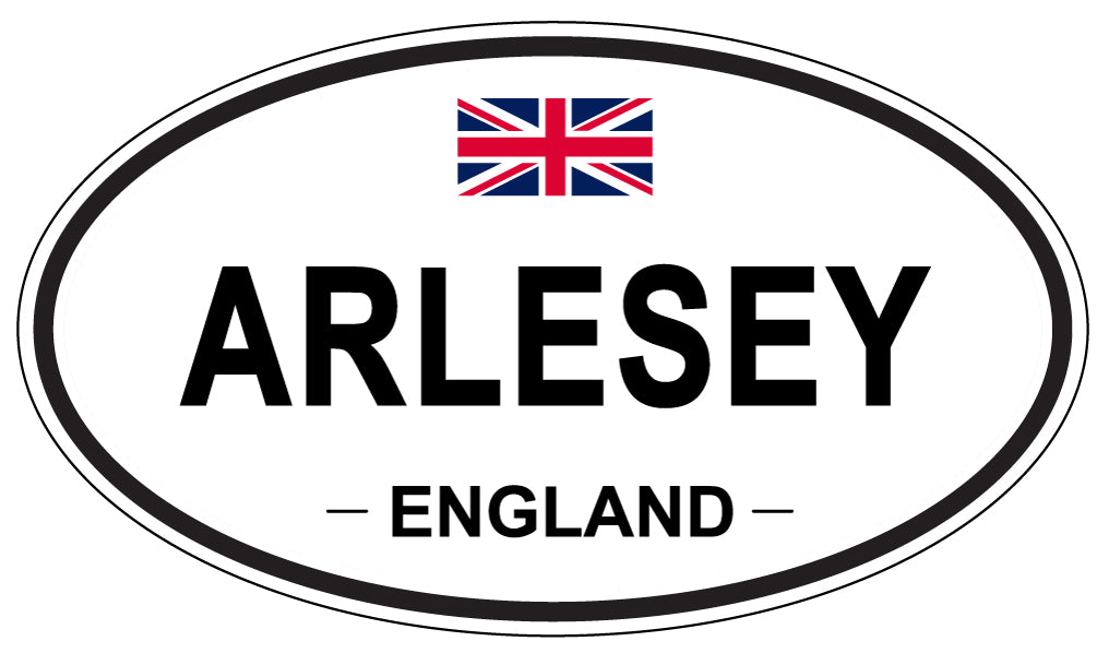 ARLESEY - Oval Sticker