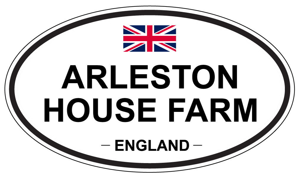 ARLESTON HOUSE FARM - Oval Sticker