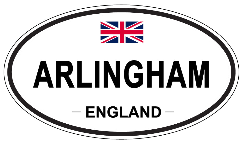 ARLINGHAM - Oval Sticker