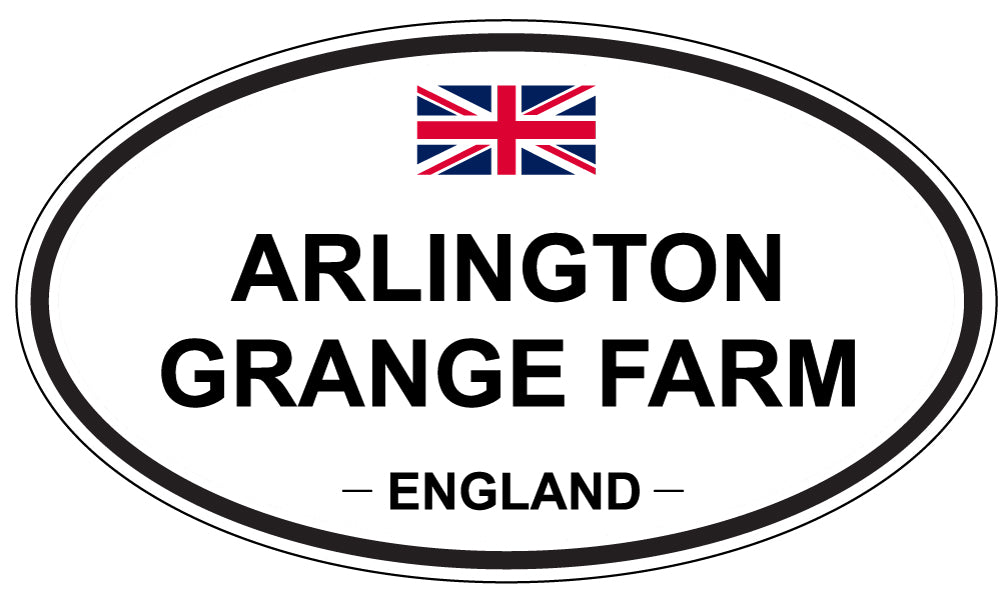 ARLINGTON GRANGE FARM - Oval Sticker
