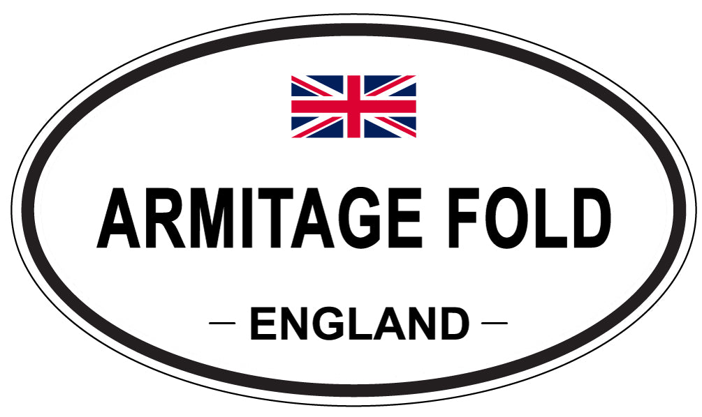 ARMITAGE FOLD - Oval Sticker