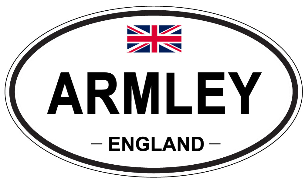ARMLEY - Oval Sticker