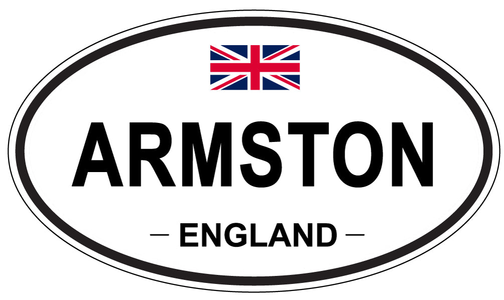 ARMSTON - Oval Sticker