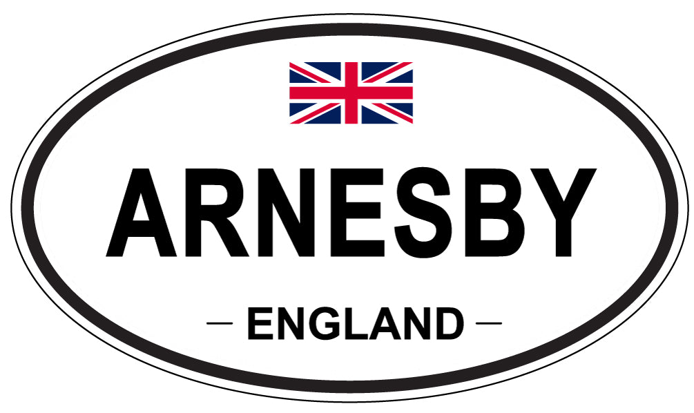 ARNESBY - Oval Sticker