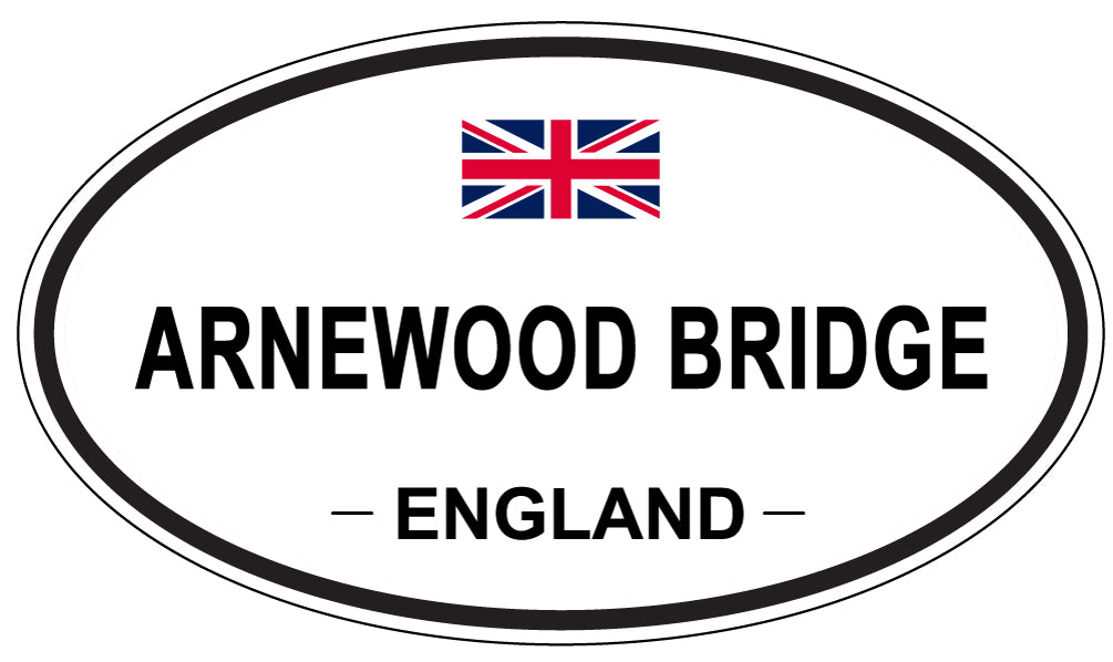 ARNEWOOD BRIDGE - Oval Sticker