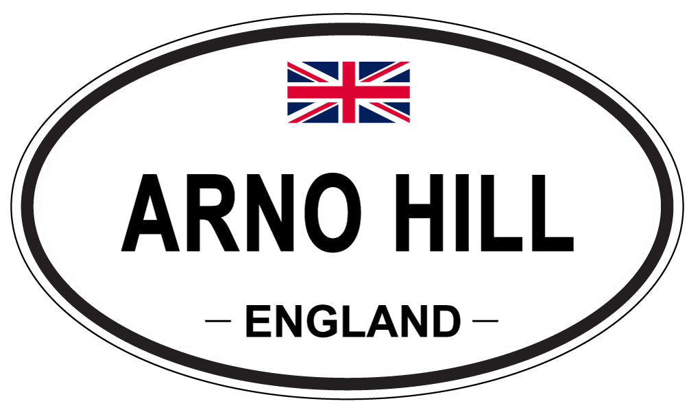 ARNO HILL - Oval Sticker