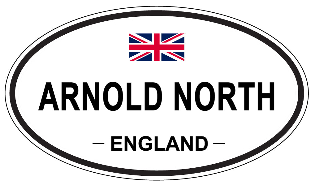 ARNOLD NORTH - Oval Sticker