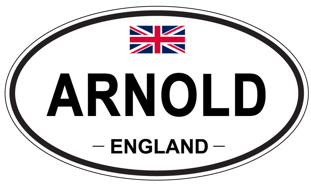 ARNOLD, England - Oval Magnet