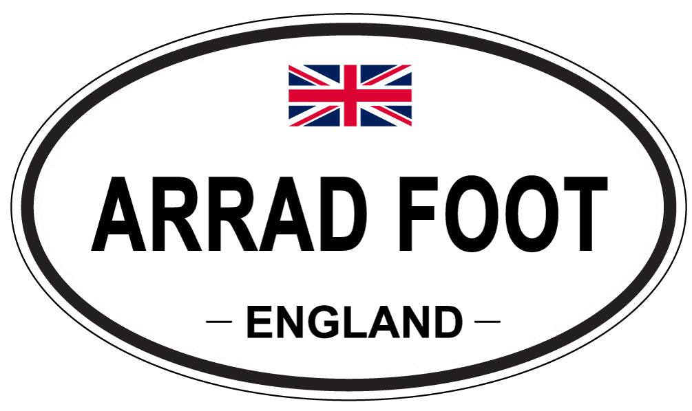 ARRAD FOOT - Oval Sticker