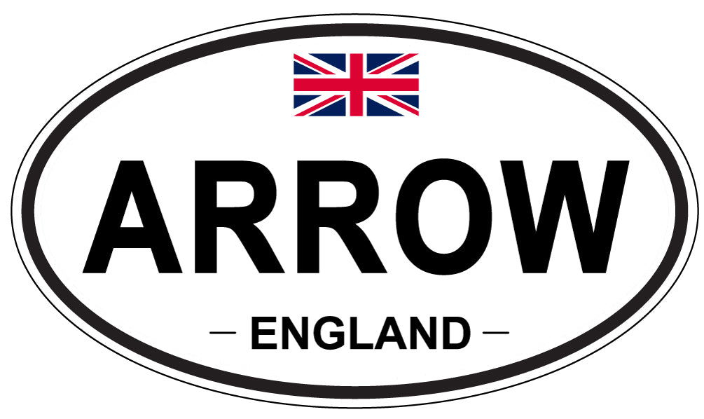 ARROW, England - Oval Magnet