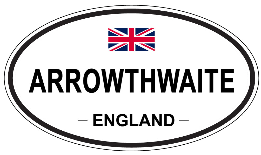 ARROWTHWAITE - Oval Sticker