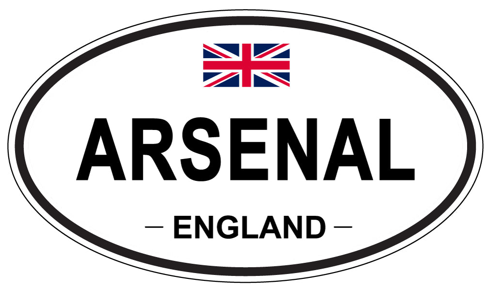 ARSENAL - Oval Sticker