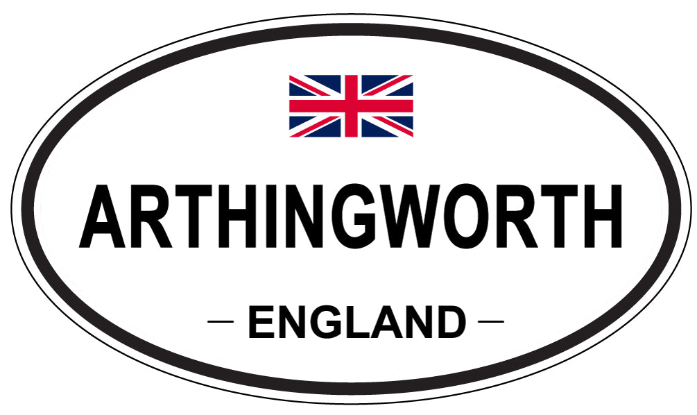 ARTHINGWORTH - Oval Sticker