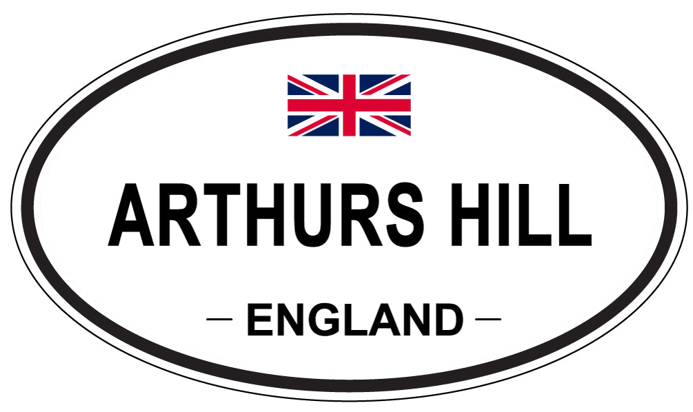 ARTHURS HILL - Oval Sticker