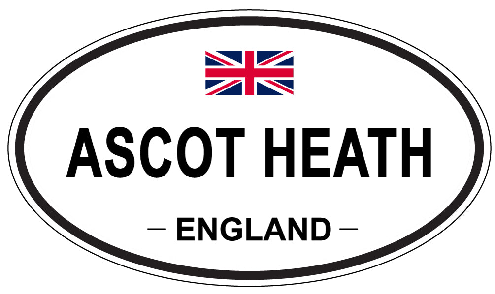 ASCOT HEATH - Oval Sticker