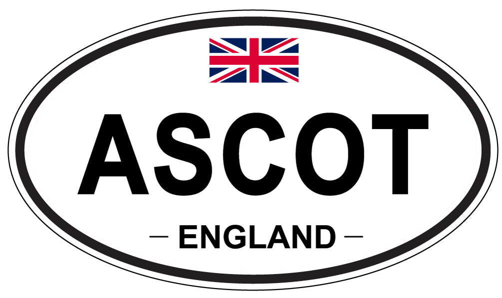 ASCOT, England - Oval Magnet