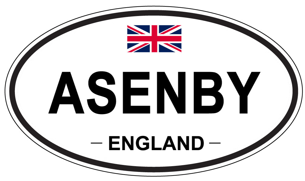 ASENBY - Oval Sticker