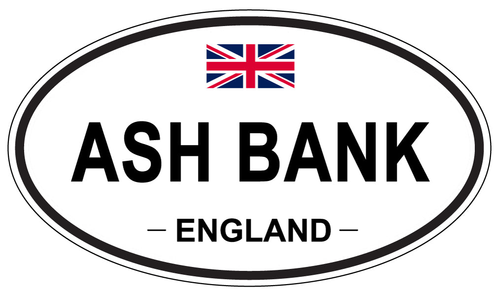 ASH BANK - Oval Sticker