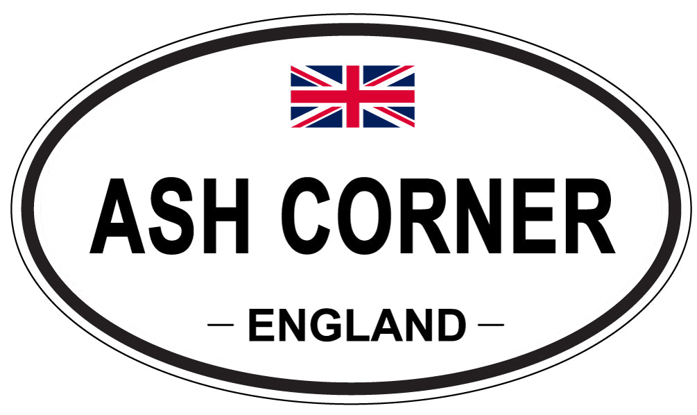 ASH CORNER - Oval Sticker
